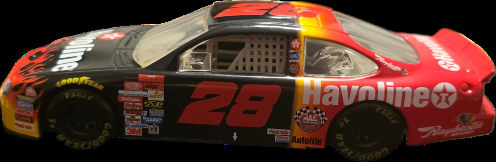 Ricky Rudd 28 Havoline Texaco 99 Taurus Flames 1/24 Diecast Action Loose Nascar